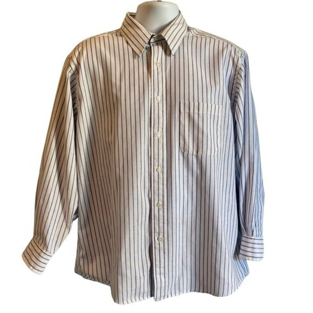 Amherst and Brock Executive Oxford Dress Shirt Neck Size 17